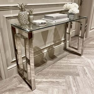 Valencia Silver Console Table