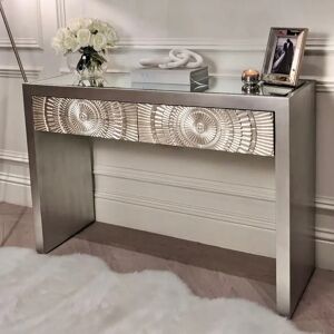 Leverette Silver Premium Console Table