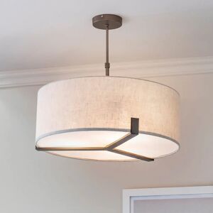 Ex-Display - Ex-Display Ashford Bronze & Linen 3 Light Ceiling Pendant