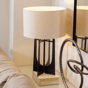 Evelyn Hammered Bronze Table Lamp