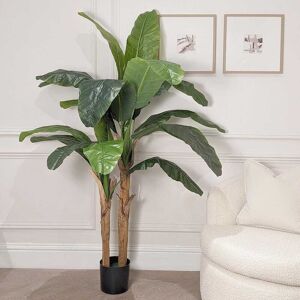 Faux Large Banana Palm Leaf Tree