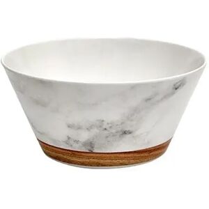 Sergio Melamine Wood & Marble Effect Bowl