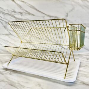 Keira Gold Dish Rack