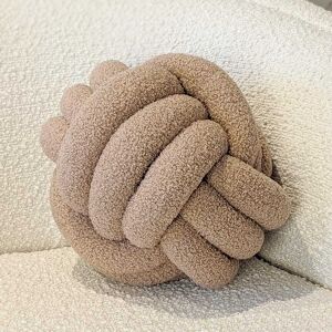 Briella Mocha Decorative Knot Cushion