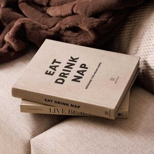 Eat Drink Nap Neutral Coffee Table Book