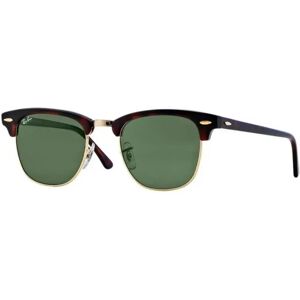 Ray-Ban , Clubmaster Rb3016 W0366 ,Brown unisex, Sizes: 51 MM