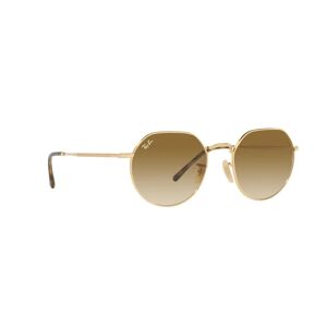 Ray-Ban , RB Jack 3565 Sunglasses Gold Brown ,Yellow unisex, Sizes: 53 MM