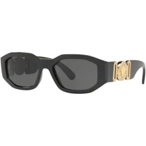 Versace , Black Sunglasses with Sleek Design ,Black female, Sizes: 53 MM