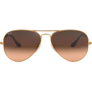 Ray-Ban , Aviator Gradient Sunglasses ,Brown male, Sizes: 58 MM