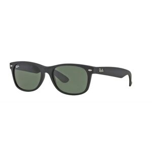 Ray-Ban , New Wayfarer Sunglasses in Black with Green Lenses ,Black unisex, Sizes: 55 MM