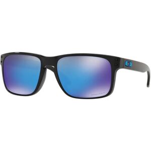 Oakley , Holbrook Sunglasses in Polished Black/Prizm Sapphire ,Black male, Sizes: 55 MM