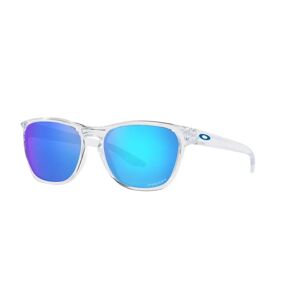 Oakley , Manorburn Sunglasses with Prizm Sapphire Lenses ,White male, Sizes: 56 MM