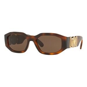 Versace , THE Clans Sunglasses in Havana/Brown ,Brown unisex, Sizes: 53 MM