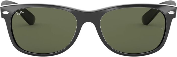 Ray-Ban , Rb2132 New Wayfarer Classic Polarized Sunglasses ,Green female, Sizes: 55 MM