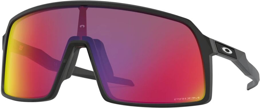 Oakley , Matte Black Sunglasses with Prizm Road ,Black male, Sizes: 37 MM