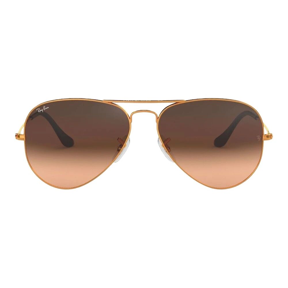 Ray-Ban , Aviator Gradient Sunglasses ,Brown male, Sizes: 58 MM