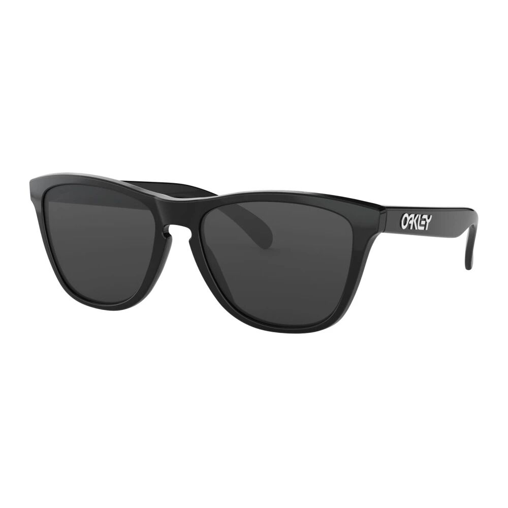 Oakley , Frogskins Sunglasses - Blue Lenses ,Black unisex, Sizes: 55 MM