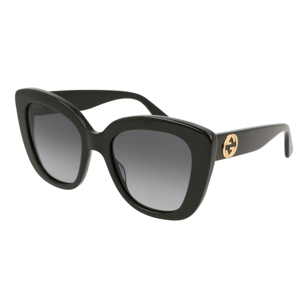 Gucci , Womens Sunglasses Pillow Black Glossy ,Black male, Sizes: 52 MM