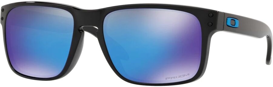 Oakley , Holbrook Sunglasses in Polished Black/Prizm Sapphire ,Black male, Sizes: 55 MM