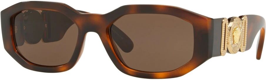 Versace , THE Clans Sunglasses in Havana/Brown ,Brown unisex, Sizes: 53 MM