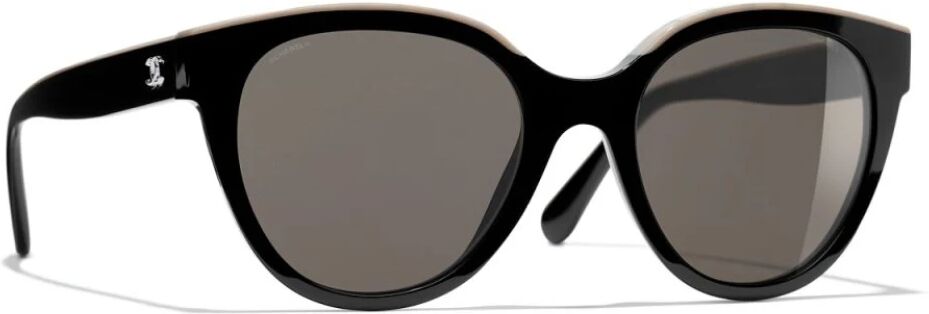 Chanel , Sunglasses ,Black female, Sizes: 54 MM