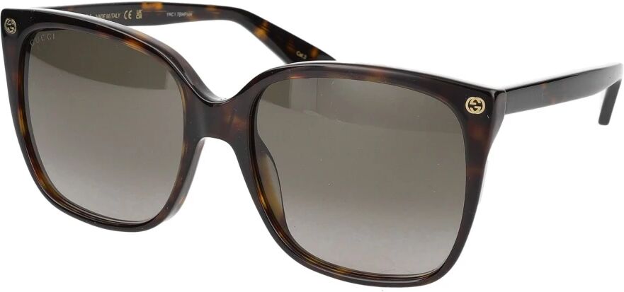 Gucci , Stylish Sunglasses Gg0022S ,Brown female, Sizes: 57 MM