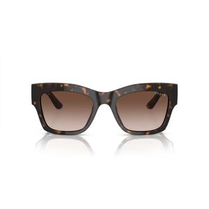Vogue , Dark Havana Sunglasses with Brown Shaded Lenses ,Multicolor female, Sizes: 54 MM