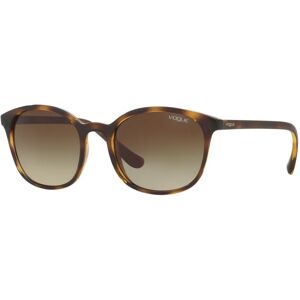 Vogue , Havana/Burgundy Shaded Sunglasses ,Brown female, Sizes: 52 MM