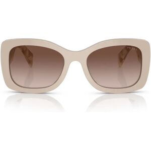 Prada , Prada Oval Desert Sunglasses ,Brown unisex, Sizes: 56 MM