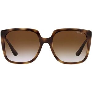 Vogue , Dark Havana Sunglasses with Brown Shaded Lenses ,Multicolor female, Sizes: 54 MM