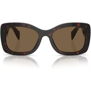 Prada , Prada Oval Tortoiseshell Sunglasses ,Gray unisex, Sizes: 56 MM