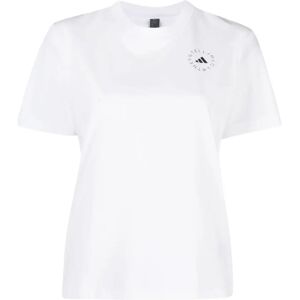 Adidas , Adidas By Stella McCartney T-shirts and Polos White ,White female, Sizes: XS, S, 2XS