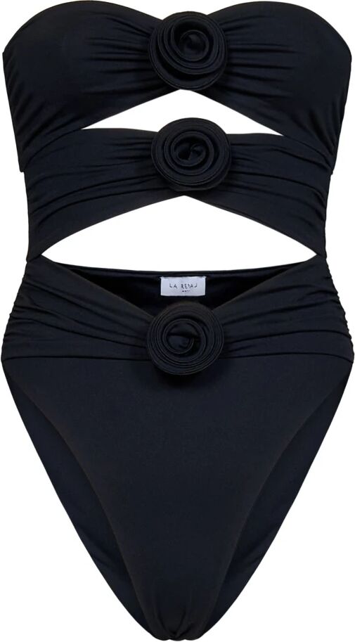 La Revêche , Women's Clothing Swimwear Black Ss23 ,Black female, Sizes: S