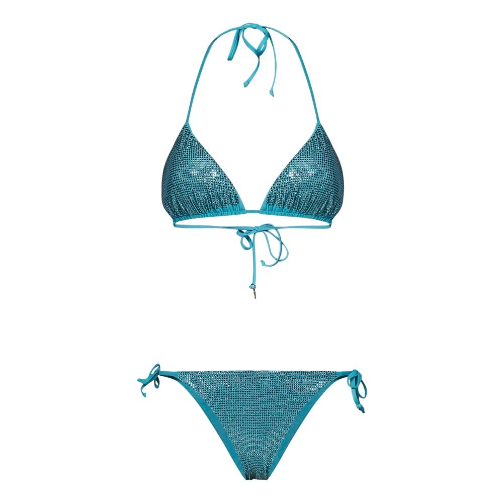 Fisico , Women's Clothing Swimwear Clear Blue Ss24 ,Blue female, Sizes: S