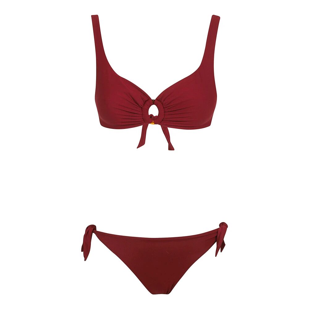 Fisico , Women's Accessories Swimwear Nude & Neutrals Ss24 ,Red female, Sizes: S, M