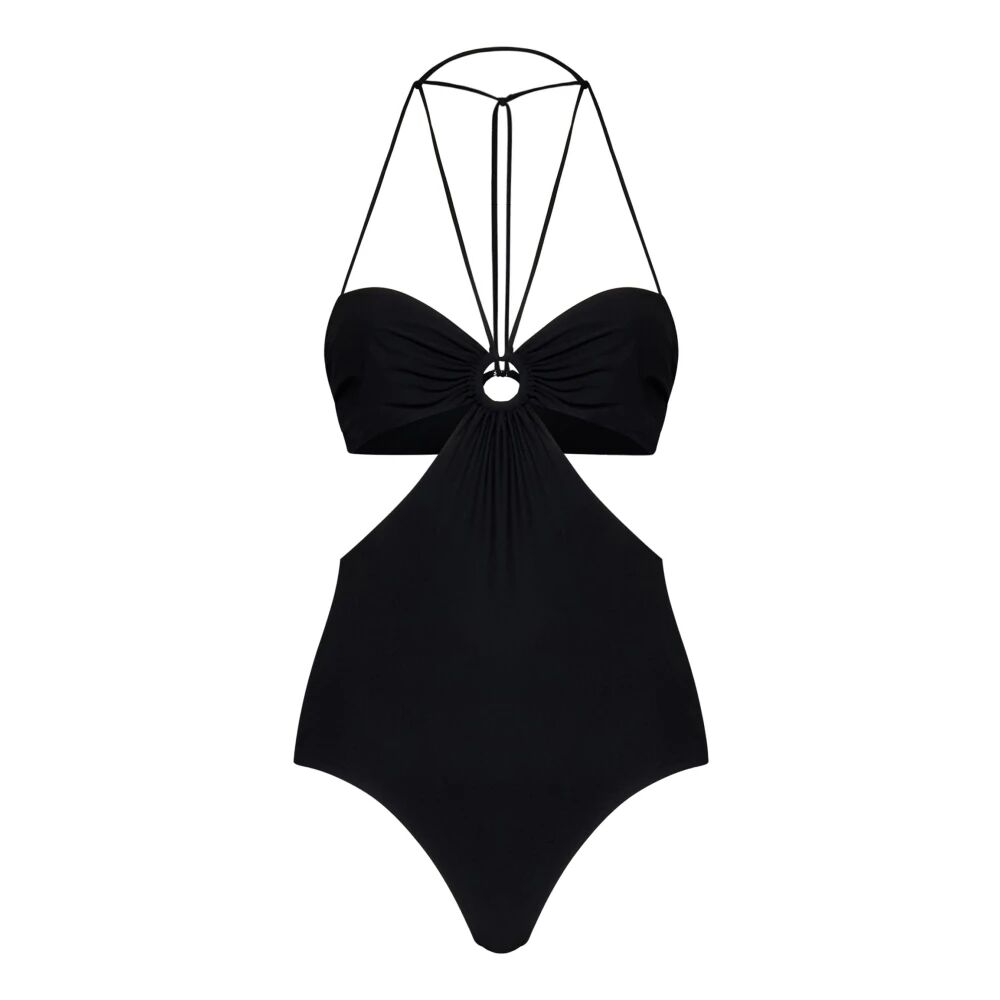 Nensi Dojaka , Women&s Clothing Swimwear Black Ss23 ,Black female, Sizes: XS, M, S