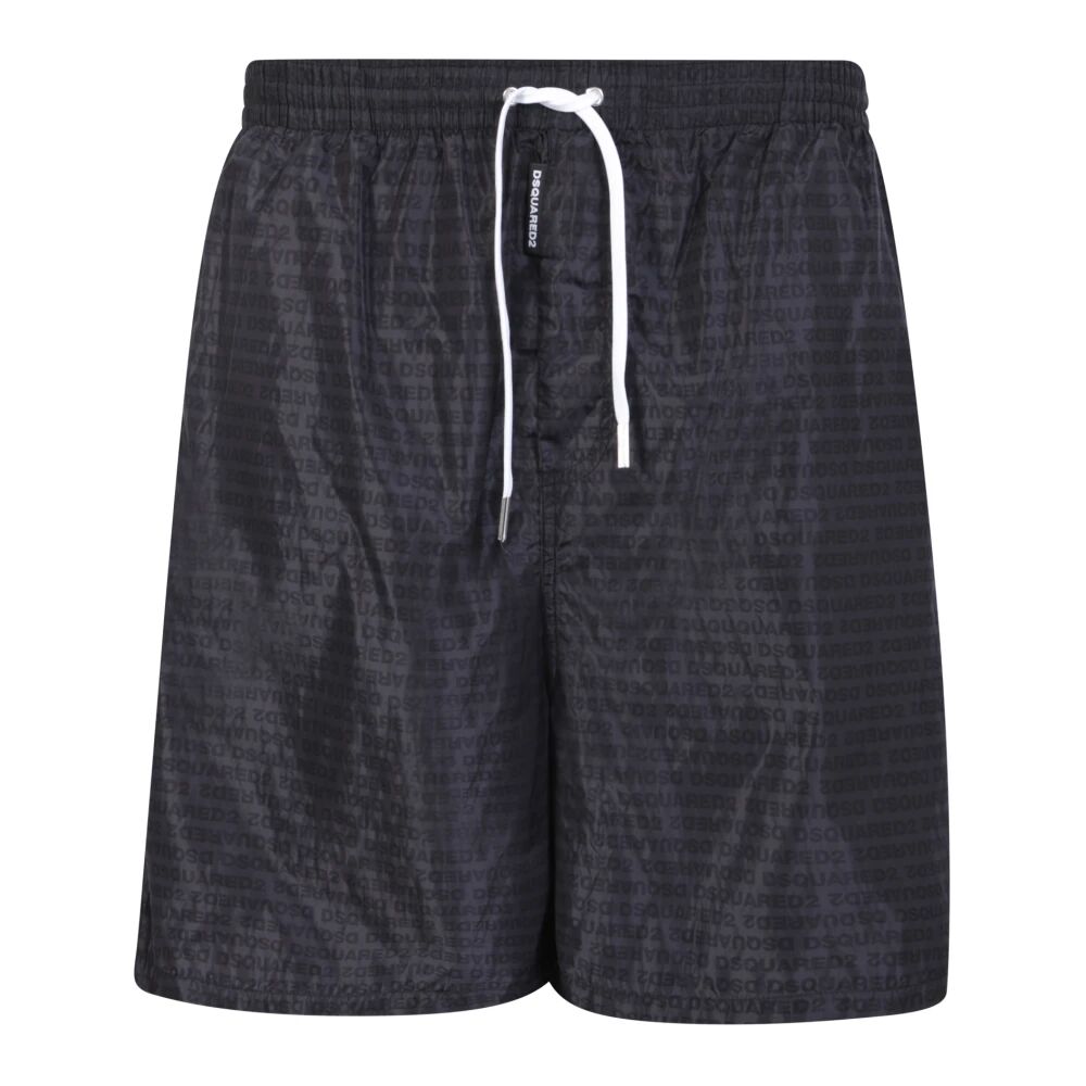 Dsquared2 , Men's Clothing Swimwear Grey Ss24 ,Gray male, Sizes: XL