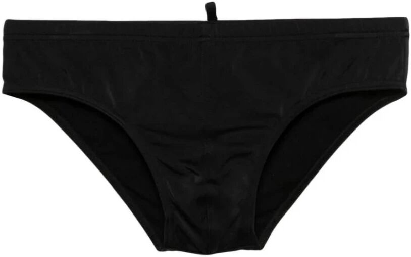 Dsquared2 , Men's Slip Swimwear - Stretch Design, Elastic Waistband ,Black male, Sizes: XL, L, M, S