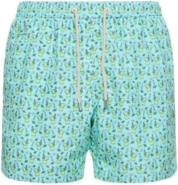 MC2 Saint Barth , Swimwear ,Green male, Sizes: S