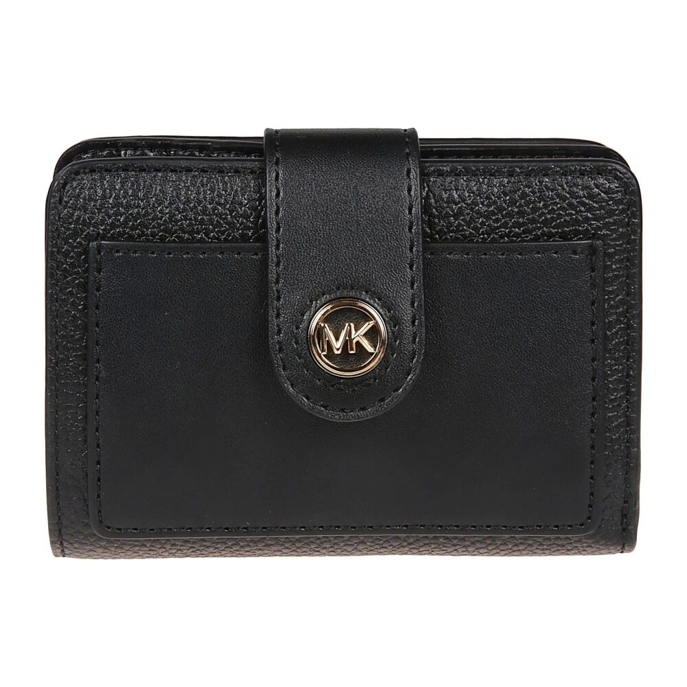 Michael Kors , Black Compact Pocket Wallet ,Black female, Sizes: ONE SIZE