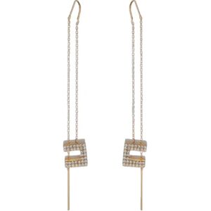 Elisabetta Franchi , Golden Bijoux with Rhinestone Charms ,Beige female, Sizes: ONE SIZE