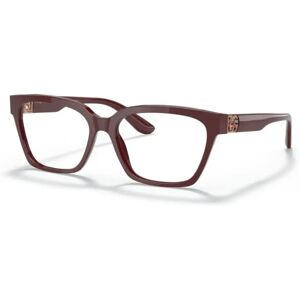 Dolce & Gabbana , 3343 Vista - Stylish Eyeglasses ,Brown unisex, Sizes: 55 MM