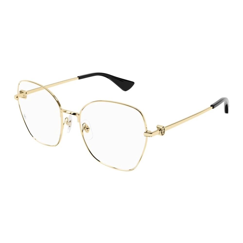 Cartier , Metal Optical Glasses for Women ,Yellow unisex, Sizes: 56 MM
