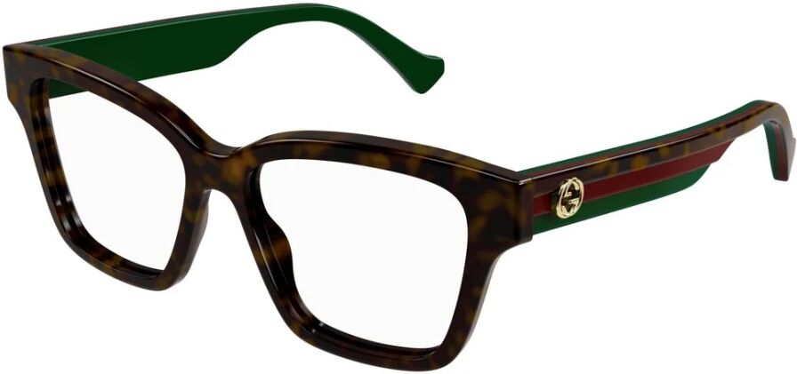 Gucci , Optical Donna Recycledacetate Glasses ,Brown unisex, Sizes: 55 MM