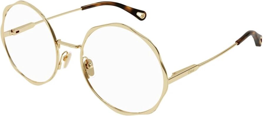 Chloé , Metal Optical Glasses for Women ,Yellow unisex, Sizes: 56 MM, 51 MM