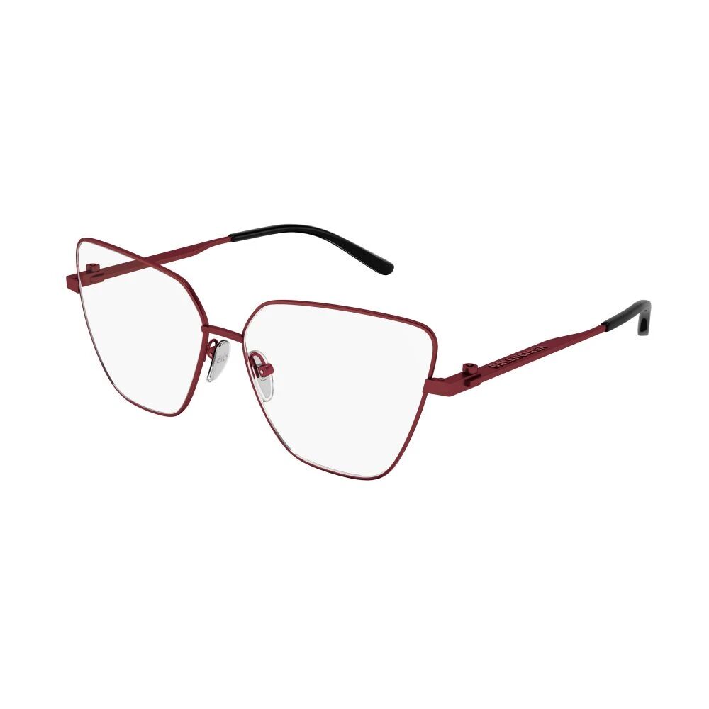 Balenciaga , Metallic Optical Glasses for Women ,Red unisex, Sizes: 59 MM