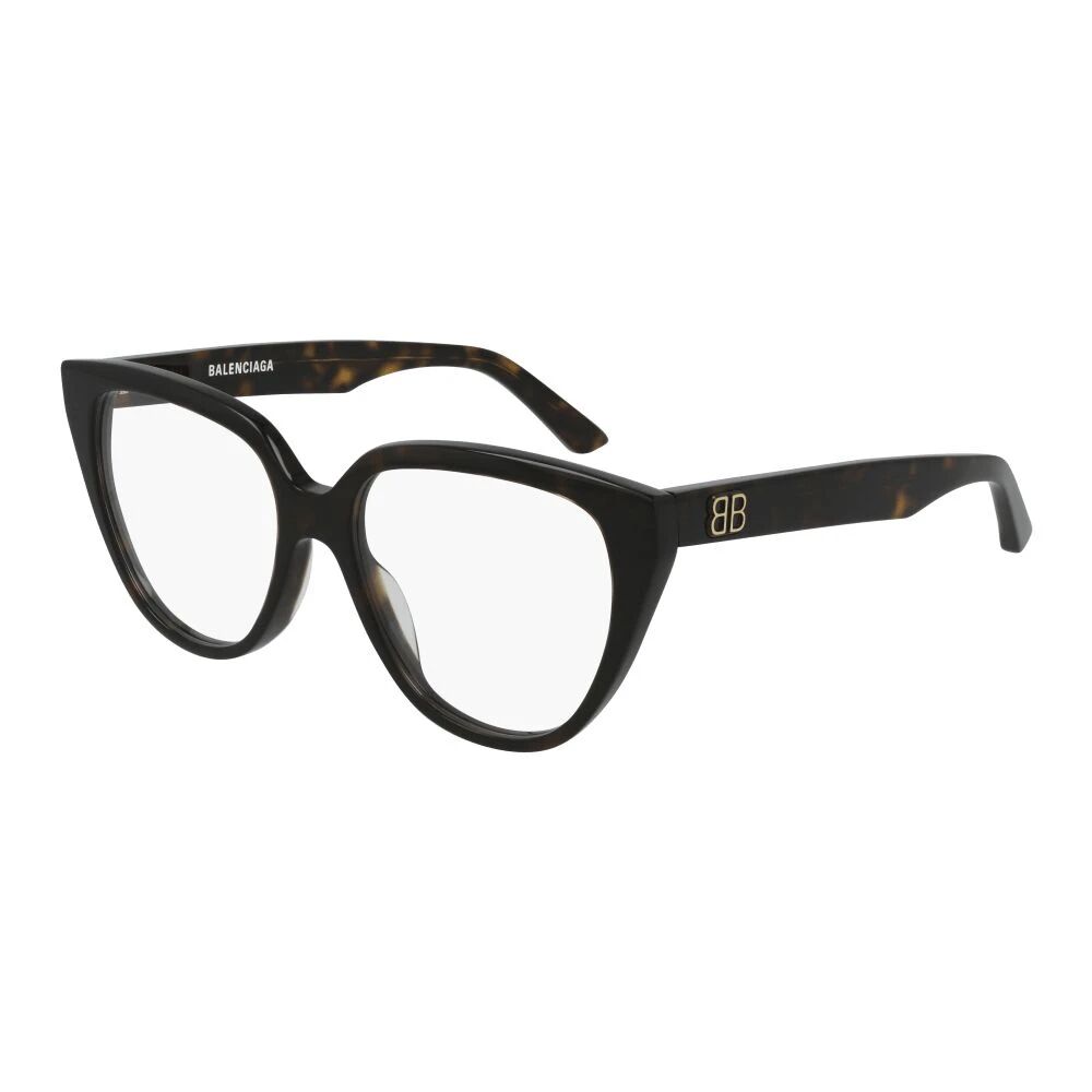 Balenciaga , Optical Donna Acetato Glasses ,Brown unisex, Sizes: 53 MM