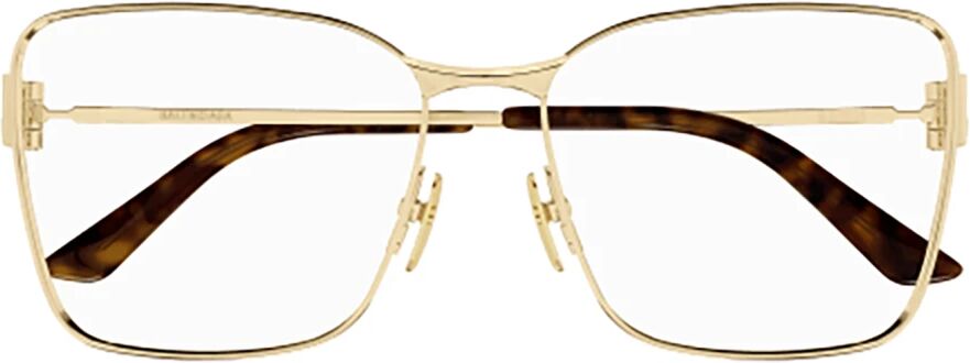 Balenciaga , Metallic Optical Frames for Women ,Yellow female, Sizes: 59 MM