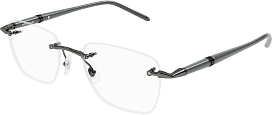 Montblanc , Grey Optical Frames for Men ,Gray male, Sizes: 53 MM