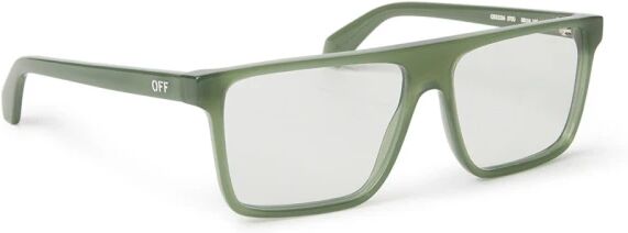 Off White , Optical Style 3600 Glasses ,Green unisex, Sizes: 58 MM